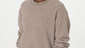 hessnatur Loungewear Fleece Sweatshirt Relaxed ACTIVE LIGHT aus Bio-Baumwolle - beige - Größe 40