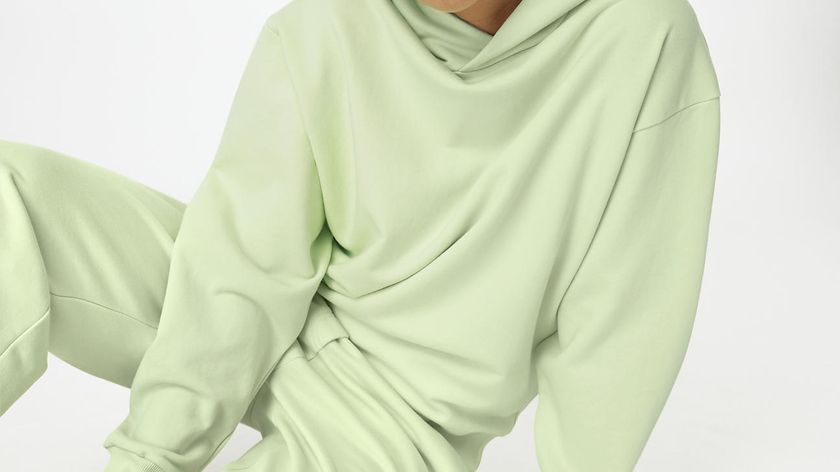 hessnatur Damen Sweatshirt Hoodie Relaxed aus Bio-Baumwolle - grün - Größe 44