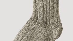 hessnatur Unisex Stricksocken aus Bio-Merinowolle - natur - Größe 38/39