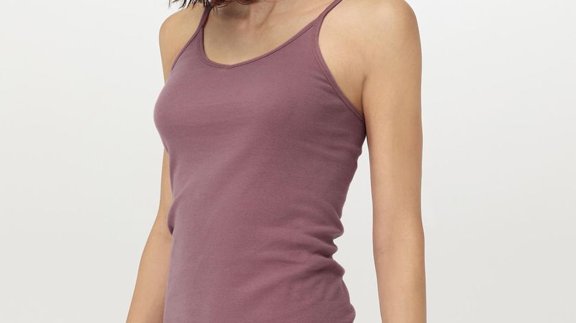 hessnatur Damen Spaghetti-Top mit V-Neck im 2-er Pack - lila - Größe 48