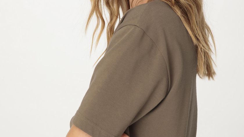 hessnatur Damen Heavy Shirt Oversize aus Bio-Baumwolle - braun - Größe 40