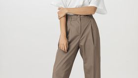 hessnatur Damen Hose Ballon Relaxed aus Bio-Baumwolle - braun - Größe 44