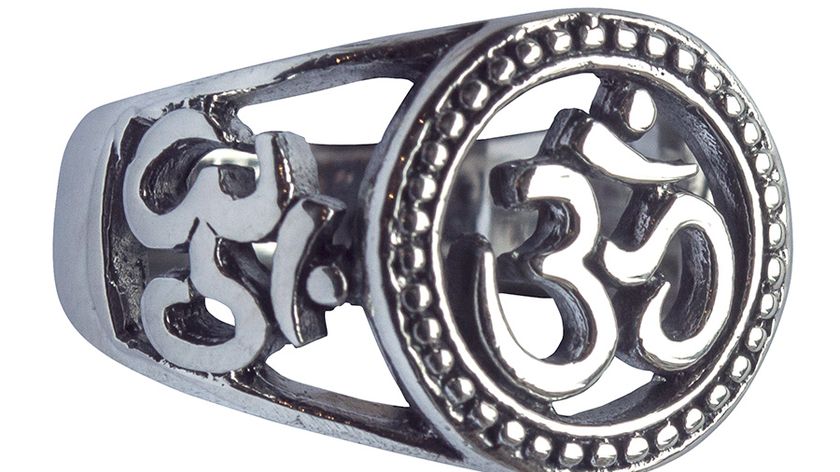 Ring "Om" Silber 925 7,2g 1,5cm