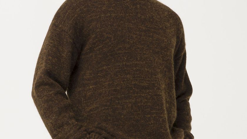 hessnatur Herren Pullover aus Lambswool mit Mohair und Seide - braun - Größe XL