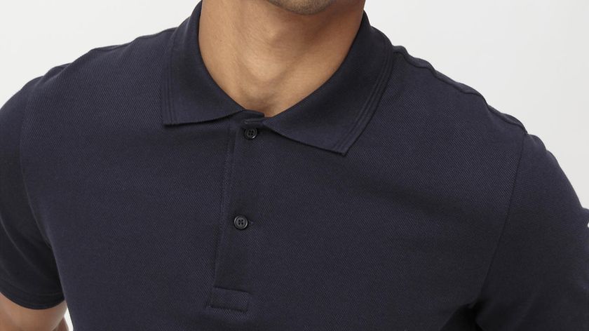 hessnatur Herren Premium-Zwirn Poloshirt aus Bio-Baumwolle - blau - Größe 50