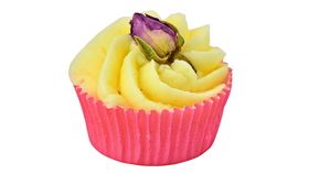 veganer Bademuffin bio - Badepraline Rose swirl 45gr