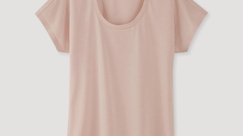 hessnatur Damen Kurzarmshirt aus Bio-Pima-Baumwolle - rosa - Größe 48