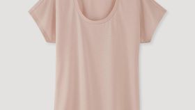 hessnatur Damen Kurzarmshirt aus Bio-Pima-Baumwolle - rosa - Größe 48