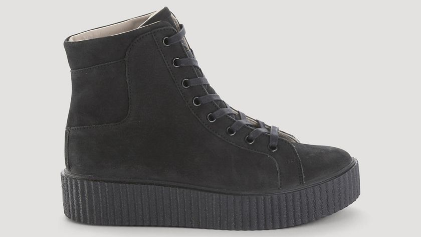 hessnatur Damen Hightop Sneaker - schwarz - Größe 39