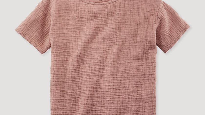 hessnatur Kinder Musselin Shirt aus Bio-Baumwolle - rosa - Größe 110/116