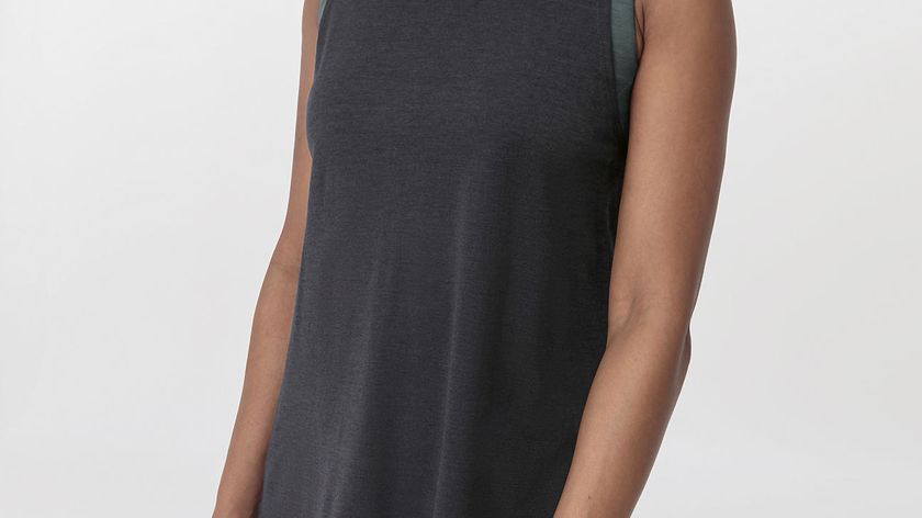 hessnatur Loungewear Tanktop ACTIVE FUNCTIONAL aus Bio-Merinowolle mit Seide - grau - Größe 40