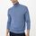 hessnatur Herren Rollkragen-Pullover aus Bio-Merinowolle - blau - Größe 52