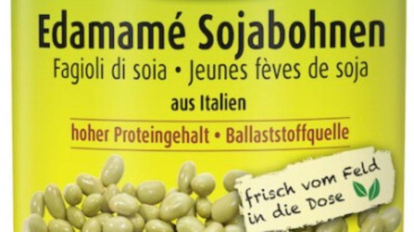 Bio Sojabohnen Edamamé in der Dose, 200g