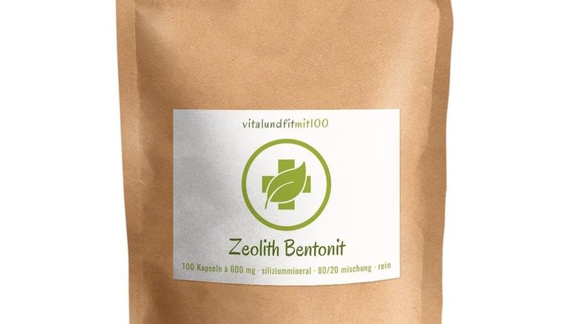 Zeolith-Bentonit Kapseln (80% Naturzeolith, 20% Bentonit) 100 Kapseln à 600 mg