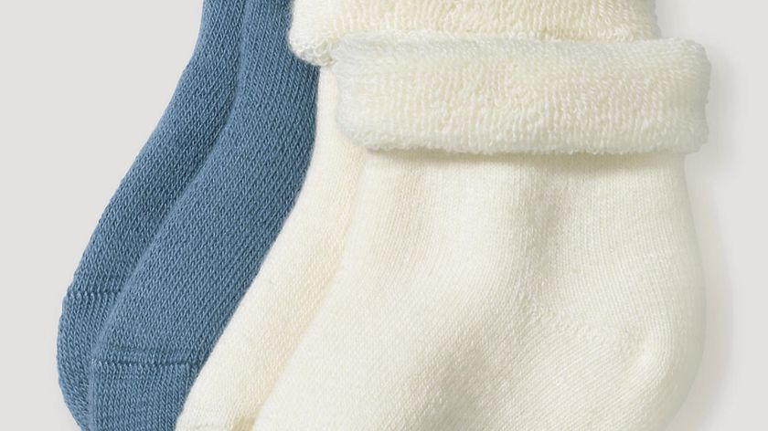 hessnatur Baby Frottee-Socken im 2er-Pack aus Bio-Baumwolle - blau - Größe 15-16