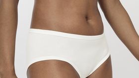 hessnatur Damen Panty Low Cut PURE BALANCE aus Bio-Baumwolle und Tencel™ Modal - weiß - Größe 44