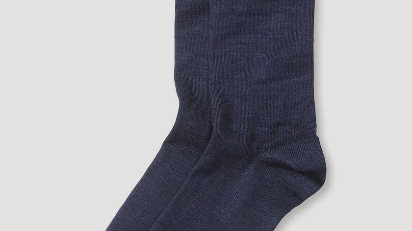 hessnatur Herren Merino-Socken im 2er-Pack aus Bio-Merinowolle mit Bio-Baumwolle - blau - Größe 40-42