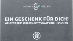 Geschenkgutschein - Sports & Health