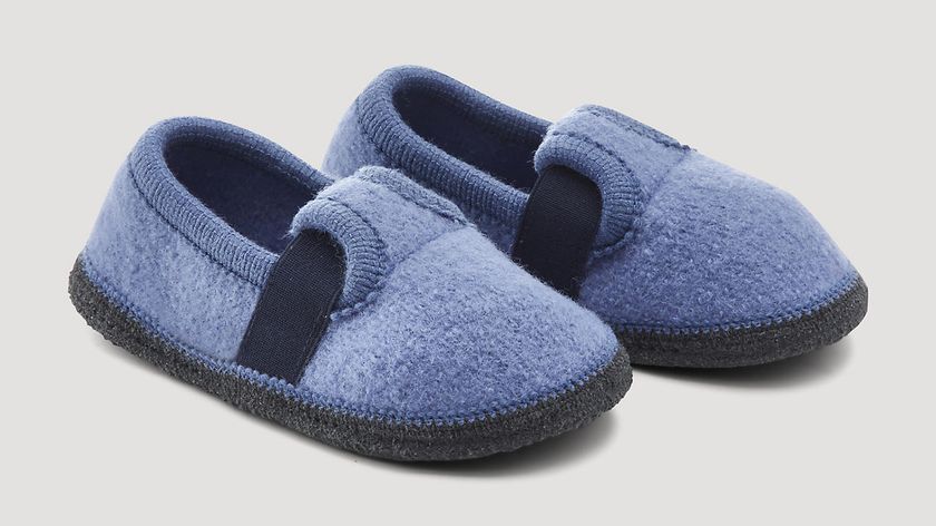 hessnatur Kinderschuhe Hausschuhe - blau - Größe 27