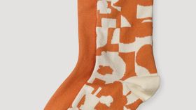 hessnatur Damen-Socken im 2er-Pack aus Bio-Baumwolle - orange - Größe 41-43