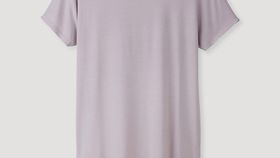 hessnatur Damen Longshirt aus softem TENCEL™Modal - lila - Größe 46