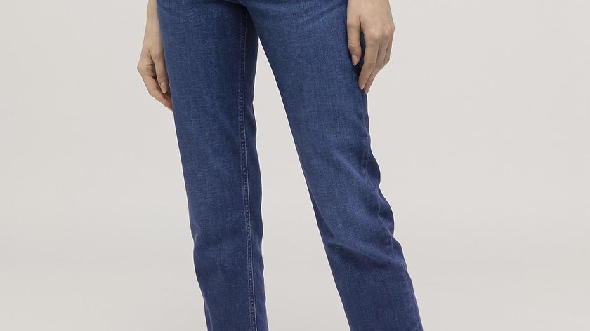 hessnatur Damen Jeans LEA Mid Rise Slim aus Bio-Denim - blau - Größe 31/32