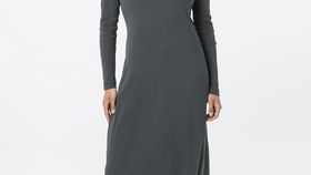 hessnatur Damen Midi-Kleid aus Bio-Baumwolle - grün - Größe 46