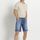 hessnatur Herren Jeans-Shorts aus Bio-Baumwolle - blau - Größe 46