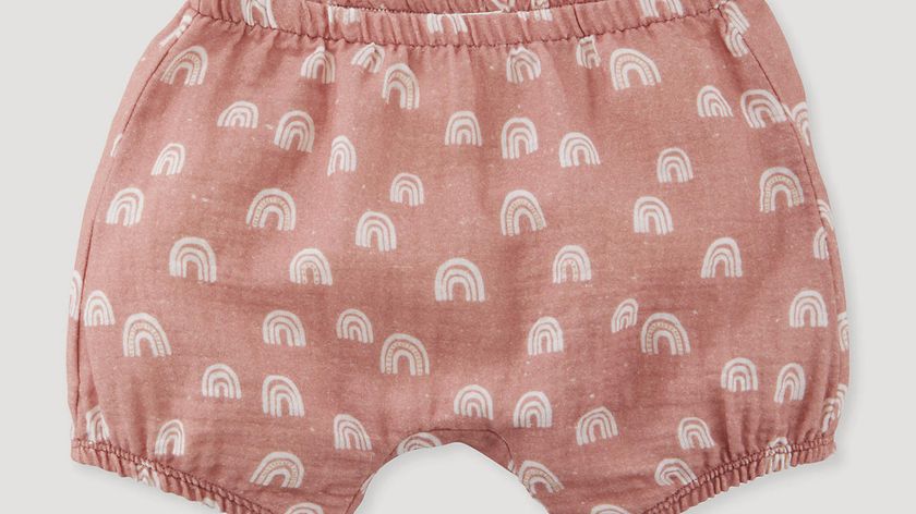 hessnatur Baby Musselin-Shorts aus Bio-Baumwolle - rosa - Größe 98/104