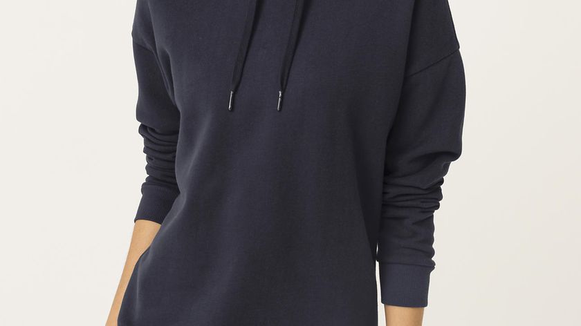 hessnatur Damen Hoodie aus Bio-Baumwolle - blau - Größe 40