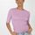 hessnatur Damen Softrib Shirt Slim aus Bio-Baumwolle und TENCEL™ Modal - rosa - Größe 36