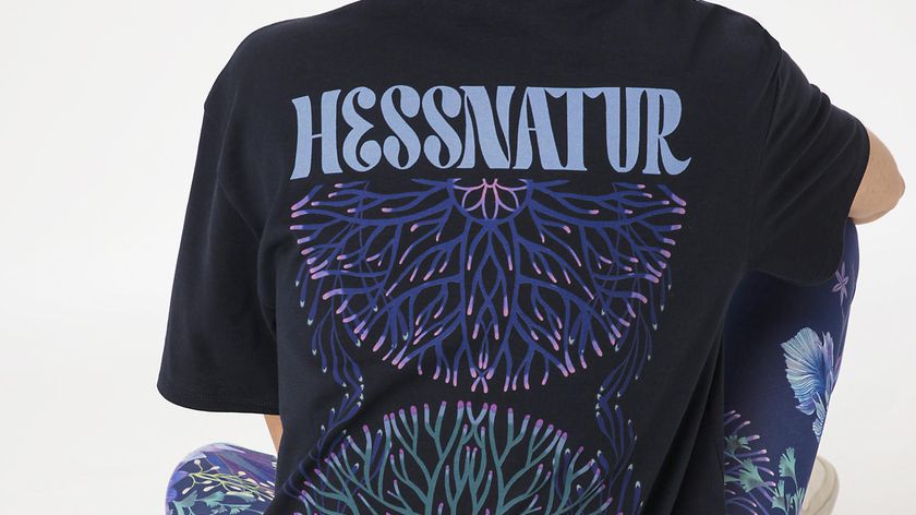 hessnatur Damen NAITO X HESSNATUR Heavy T-Shirt Relaxed aus Bio-Baumwolle - blau - Größe 36