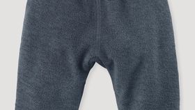 hessnatur Baby Wollfrottee Hose Regular aus Bio-Merinowolle - blau - Größe 86/92