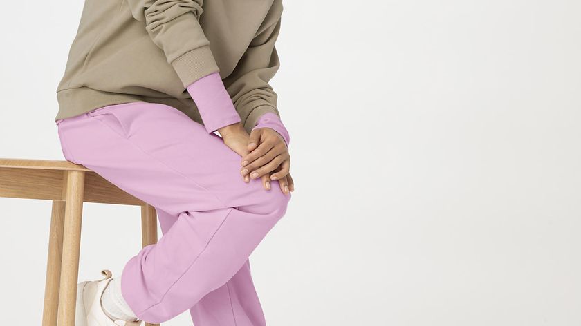 hessnatur Damen Sweat-Hose Relaxed aus Bio-Baumwolle - rosa - Größe 46