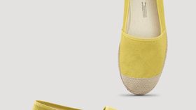 hessnatur Damen Espadrilles - gelb - Größe 42