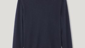 hessnatur Herren FTC X HESSNATUR Pullover aus Kaschmir - blau - Größe 54