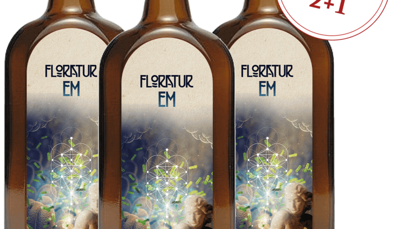 3er-Set: Floratur EM Bio - 3x500ml