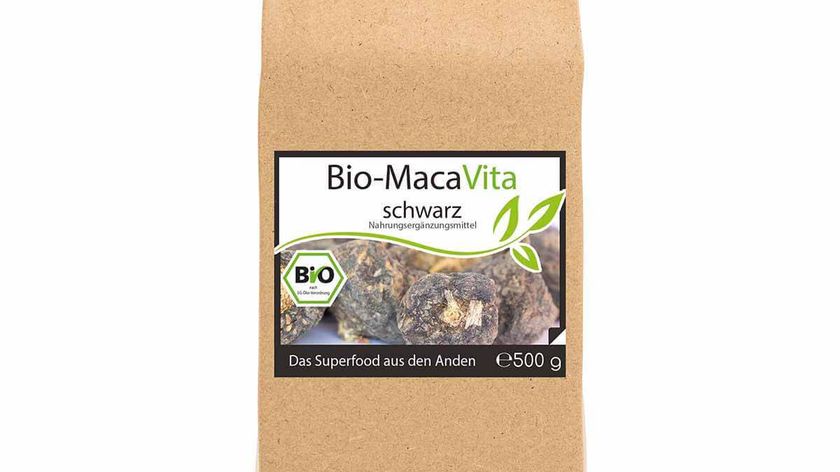 Bio-Maca Vita schwarz (3,5 Monatsvorrat) - 500 g Pulver im Vorratsbeutel