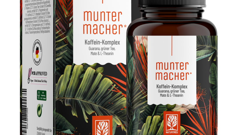 Koffein-Komplex mit Guarana & Mate - Muntermacher - 1 Dose Muntermacher (die meisten Kunden kaufen 2 Dosen)