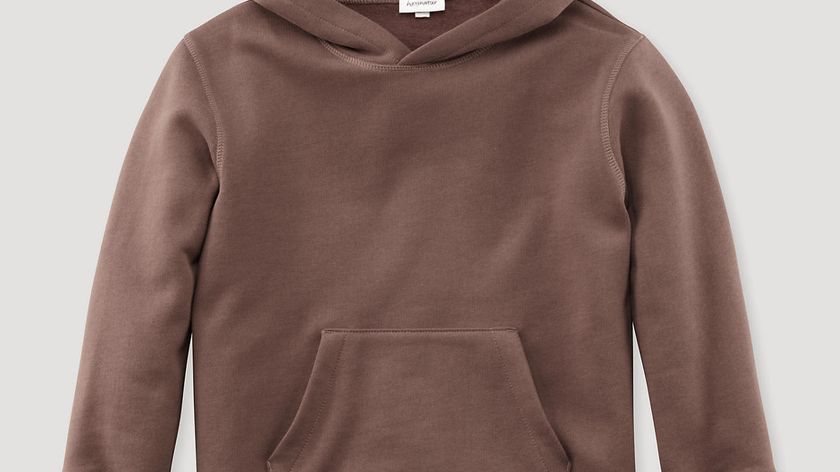 hessnatur Kinder Hoodie aus Bio-Baumwolle - braun - Größe 134/140