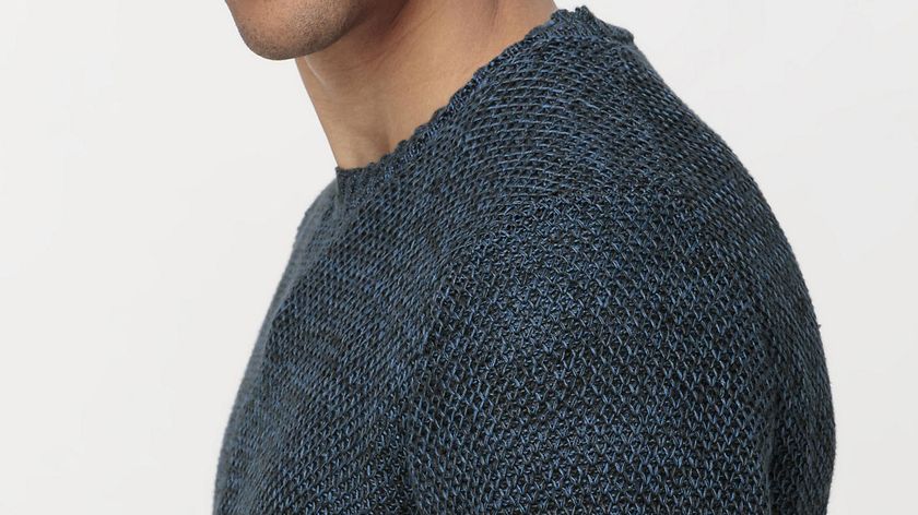 hessnatur Herren Pullover aus Bio-Leinen - blau - Größe 48