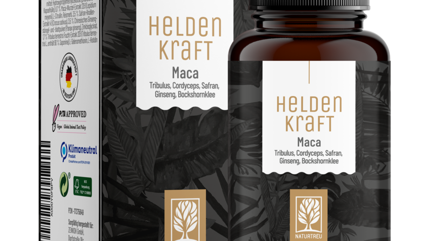 Maca-Komplex mit Tribulus - Heldenkraft - 1 Dose Heldenkraft (die meisten Kunden kaufen 2 Dosen)