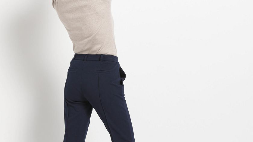 hessnatur Damen Jersey-Hose aus Bio-Baumwolle - blau - Größe 36