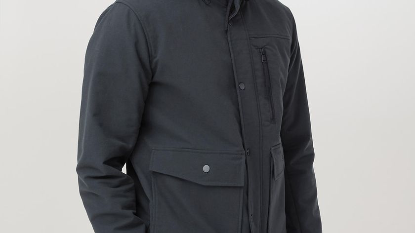 hessnatur Herren Softshell Parka Relaxed aus Bio-Baumwolle - grün - Größe 46