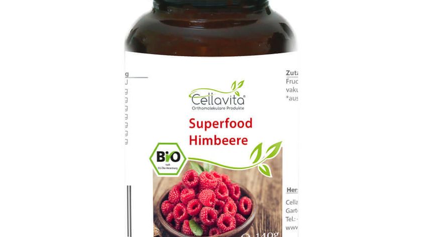 Superfood Himbeere bio 140g im Glas