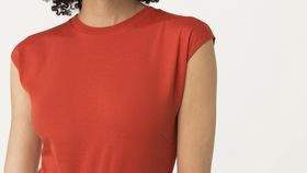 hessnatur Damen Shirt-Body aus Bio-Baumwolle - orange - Größe 38