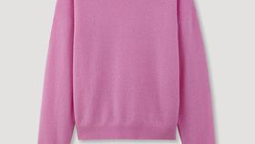 hessnatur Damen Pullover Regular aus Kaschmir - rosa - Größe 40