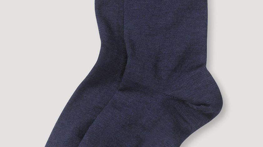 hessnatur Damen Merino-Socken im 2er-Pack aus Bio-Merinowolle mit Bio-Baumwolle - blau - Größe 38-40