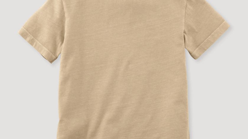 hessnatur Kinder T-Shirt aus Bio-Baumwolle - beige - Größe 158/164