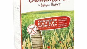 Blumenbrot Hafer glutenfrei - veganes Knäckebrot ohne Weizen